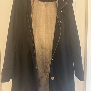 Michael Kors Black Structured Trench